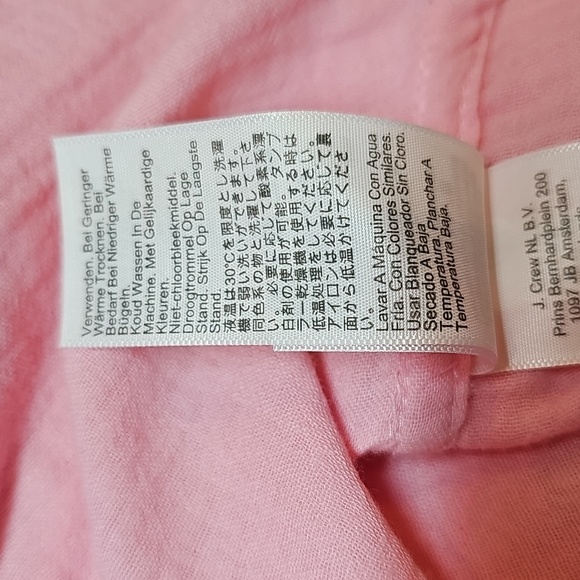 NWT J. CREW GARCON CLASSIC DOUBLE GAUZE LONG SLEEVE BUTTON-UP PINK SHIRT - Picture 13 of 15
